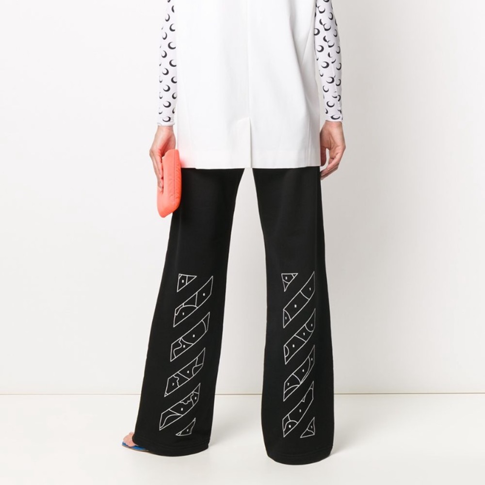 Off-White Wide Leg Track Pants